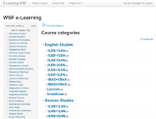 Tablet Screenshot of e-learning.wsf.edu.pl
